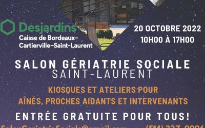 INVITATION À SALON Gériatrie sociale – saint laurent