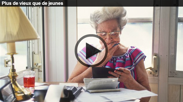 Plus de vieux que de jeunes.
