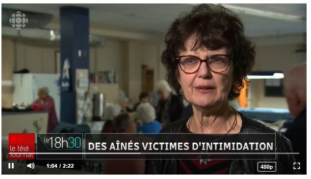 Des aînés victimes d’intimidation