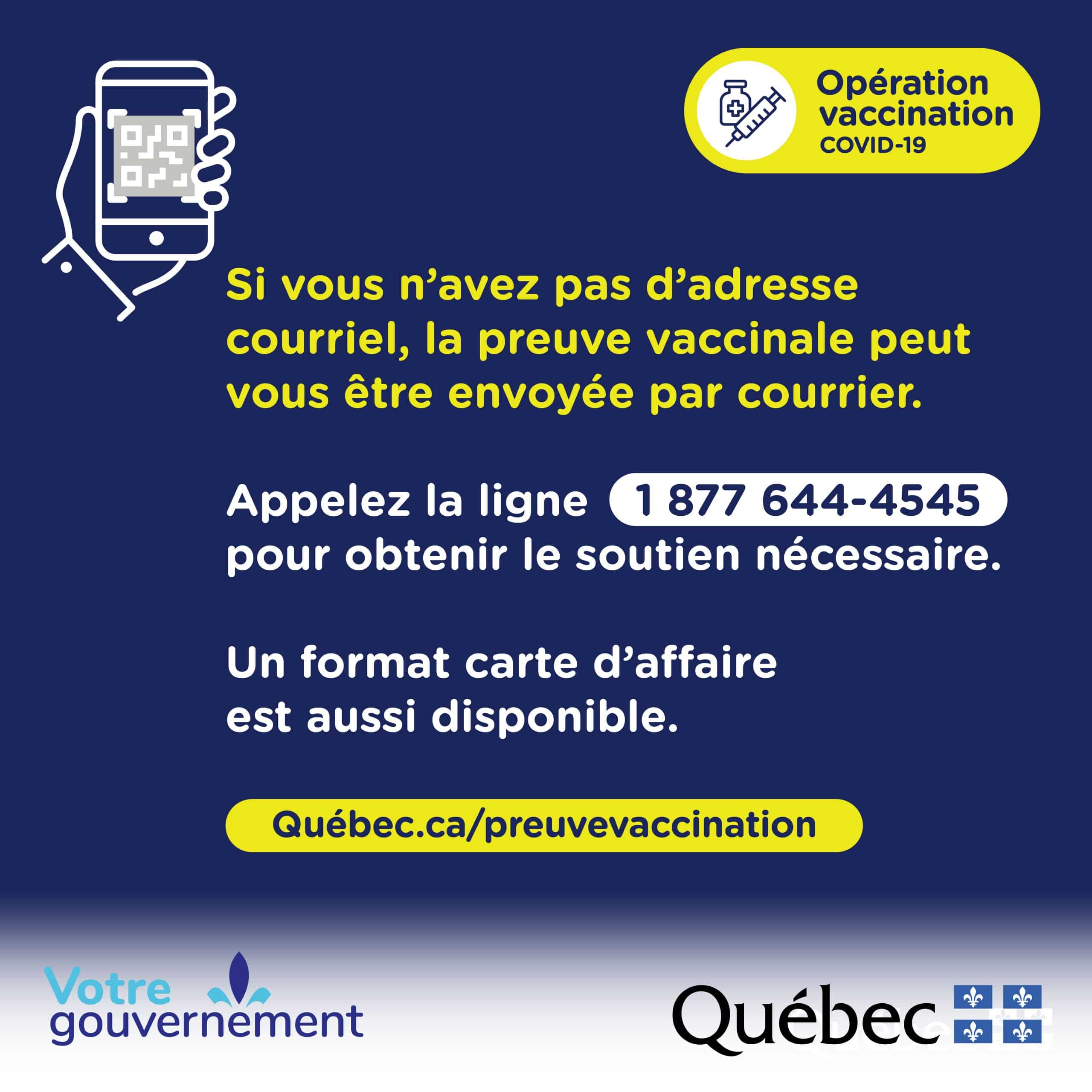 Passeport vaccinal COVID19 AQDR