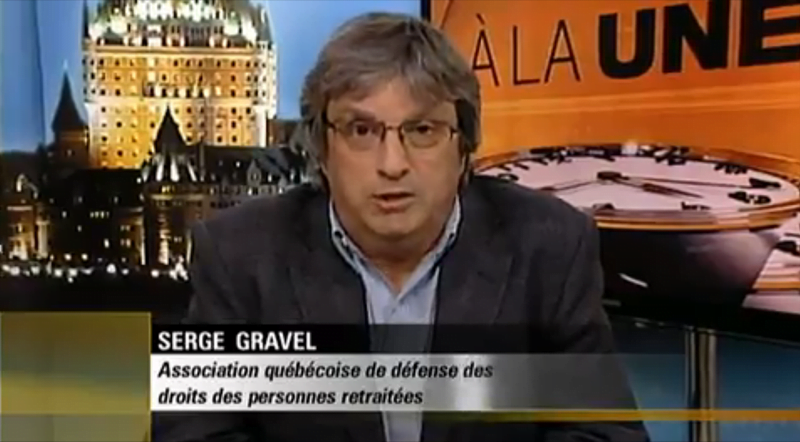 Entrevue de Serge Gravel du comité Revenu et fiscalité de l’AQDR nationale | À la une | 11 juin 2015